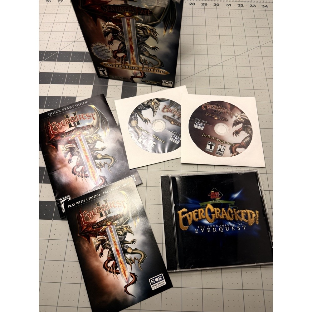 EverQuest II 2 Sentinel's Fate Collector's Edition PC 2010 Big Box - Picture 5 of 8